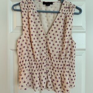 Sanctuary Sleeveless floral Top